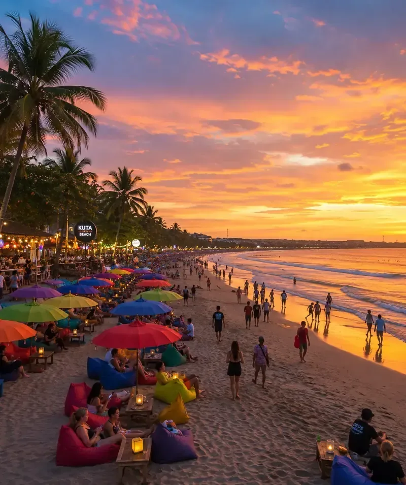 Kuta Beach in Bali