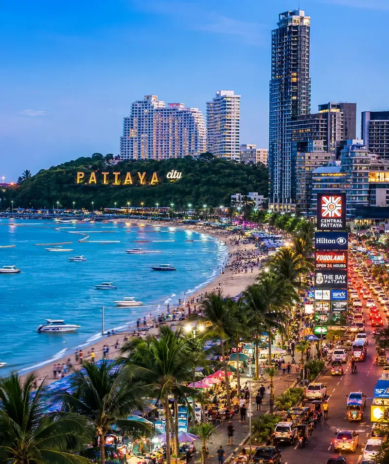 Pattaya Beach in Thailand